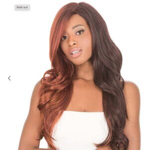NWT Lace Front Split Dye Wig Light and Medium Brown